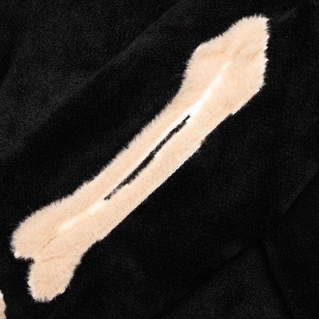 Bones Sleeves Hoodie Black