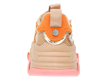 Tenis Steve Madden Chunky Natural y Naranja para Mujer
