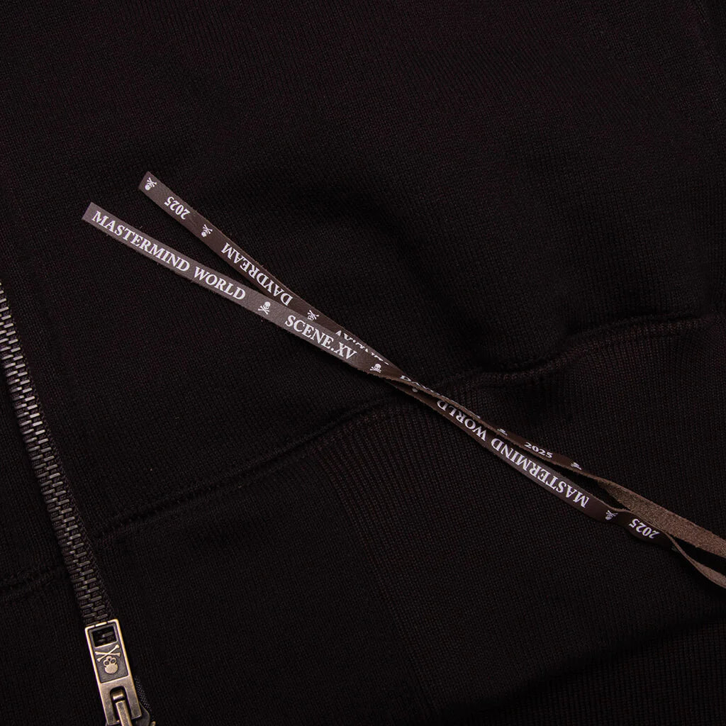 Zip Up Hoodie Brown
