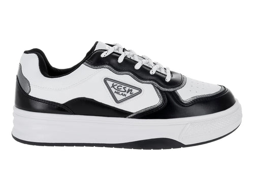 Tenis Clasben Praga Blanco Negro para Mujer