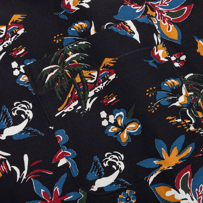 Car Race Tropical Print Shirt Black Tropical