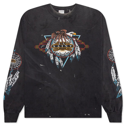Saint Michael X Teflon Disco Mx6 Saint Disco L S Tee Black