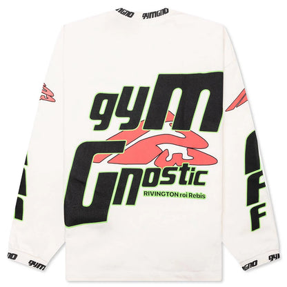 Fasting For Faster L S Tee Vintage White