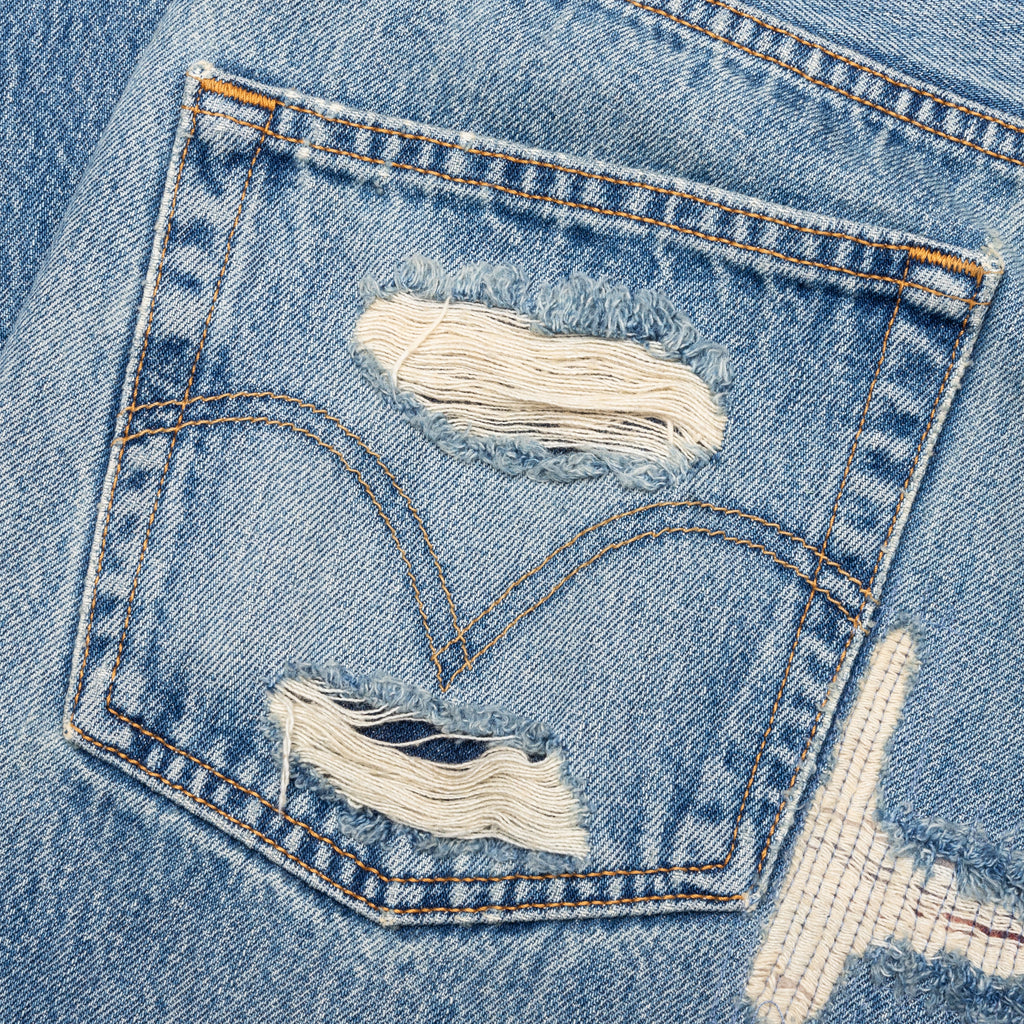 Denim Repair Pants Indigo