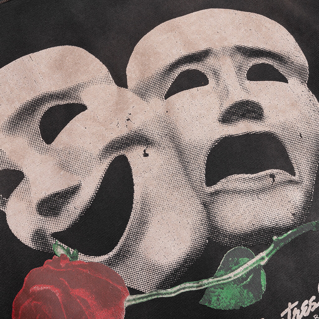 Theatre Masks Oversized Tee Black