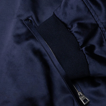 Couture Seam Bomber Navy