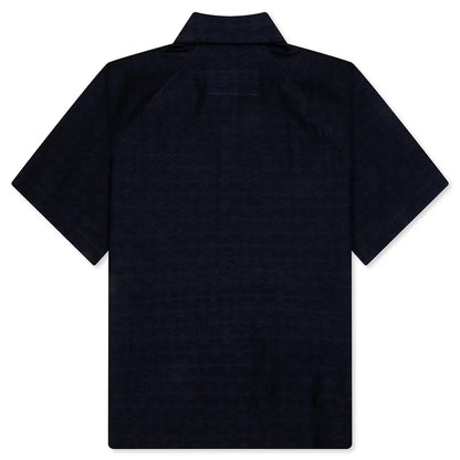 Monogram 72 Jacquard Polo Black Navy