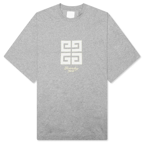 4G T Shirt Light Grey Melange