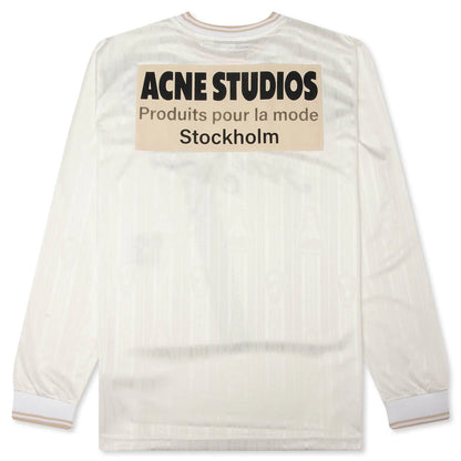 Logo Sports Jersey Top White