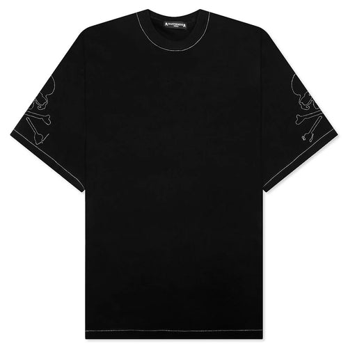 Oversized Ballchain Tee Black Silver