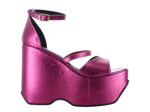 Sandalias Luna Rosa Color Bugambilia para Mujer