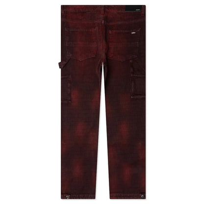 Jacquard Carpenter Jean Brown