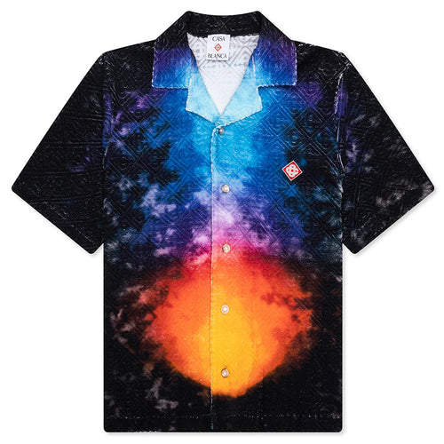 Gradient Towelling Shirt Tie Dye