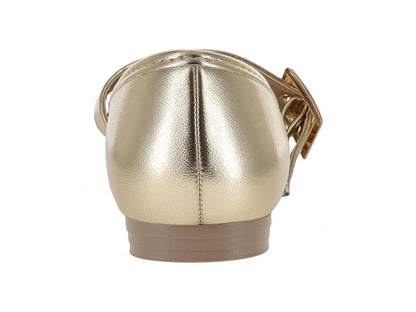 Zapatos Planos MELIANA Color Oro para Mujer