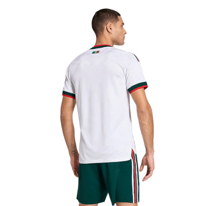 adidas Mexico Away Authentic Mens Soccer Jersey 2026 White
