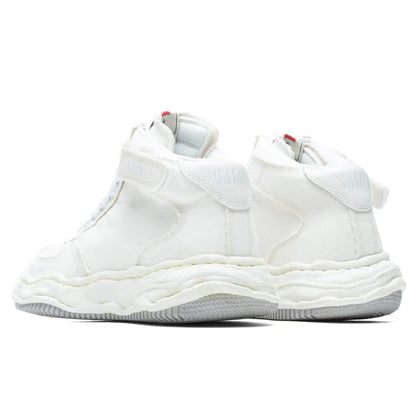 Wayne High OG Sole Washed Canvas Sneaker White