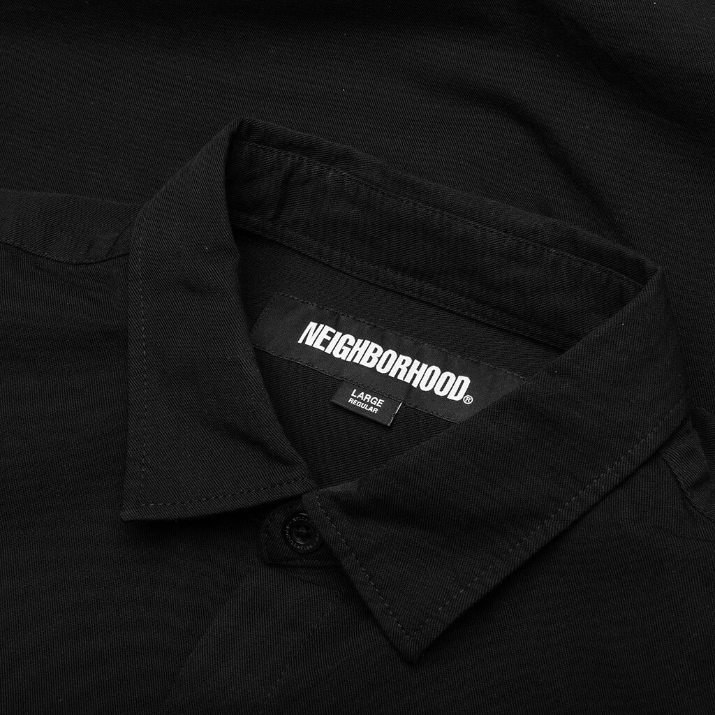 Over Shirt L S Black
