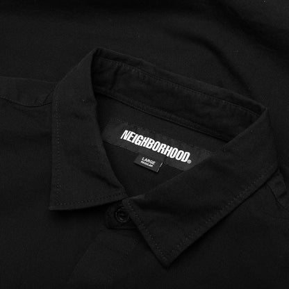Over Shirt L S Black