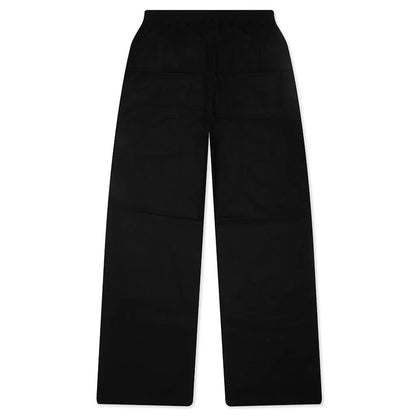 Creatch Wide Cargo Drawstring Pants Black