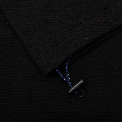 Adjustable Waist Pocket T Shirt Black