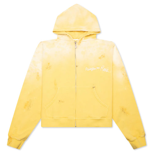 Gym Bag Zip Hoodie Washed Yellow