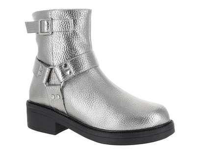 Botines Senties Plateados para Mujer