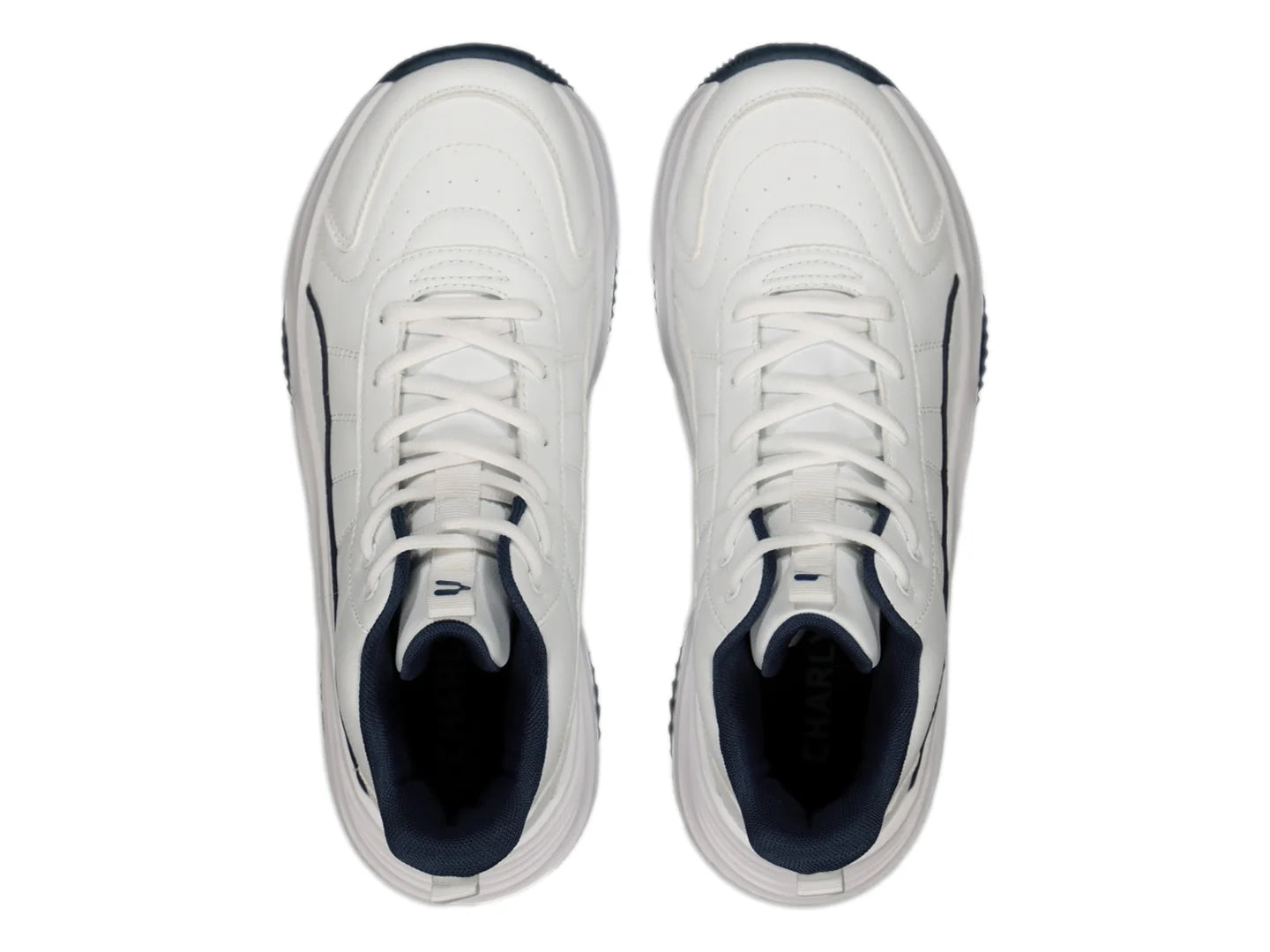 Tenis Charly Basket Blanco y Marino para Hombre