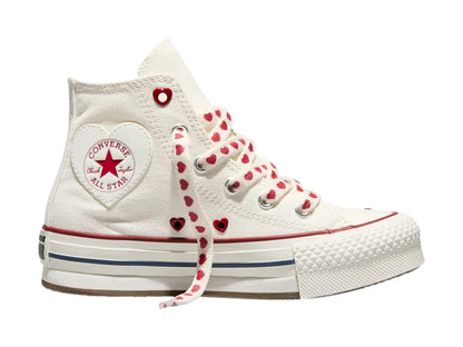 Tenis Converse CTAS Eva Lift Blanco para Niña