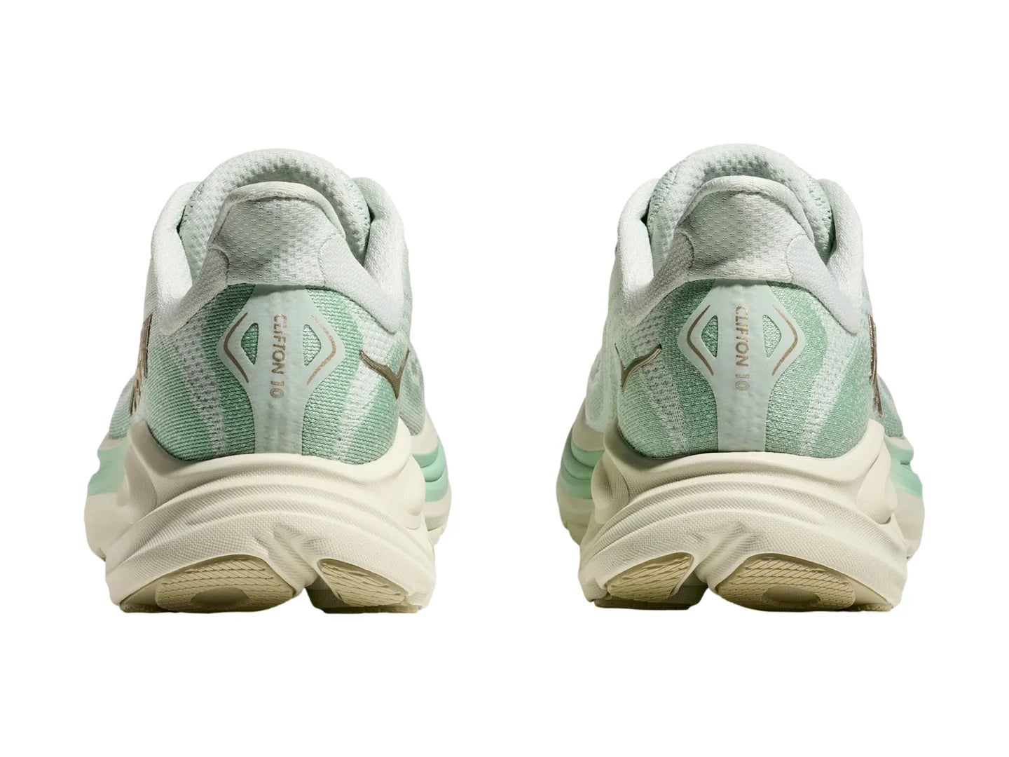 Tenis HOKA Clifton 10 Verde Jade para Mujer