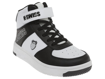 Tenis K Swiss Salt Mid Negro con Blanco para Niño