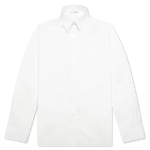Couture Seam Cocoon Shirt White