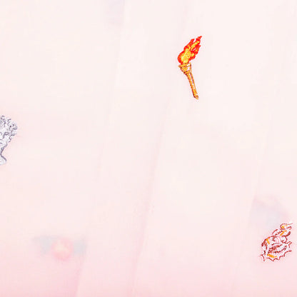 Embroidery Motifs Logo S S Shirt Light Pink
