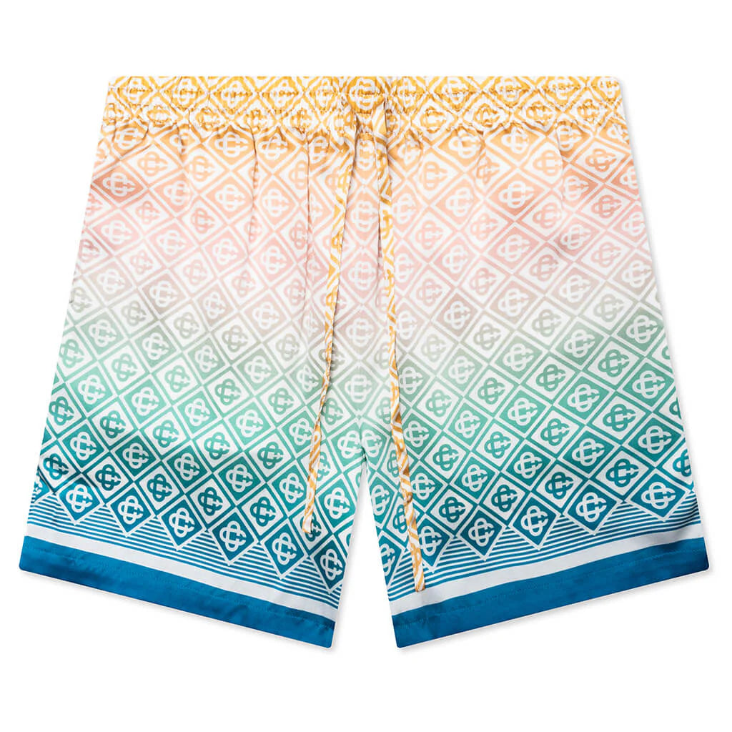 Silk Shorts Diamond Monogram Degrade