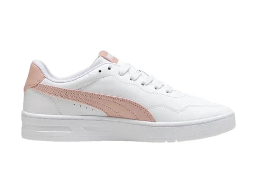 Tenis PUMA Court Lally Blanco y Rosa para Mujer