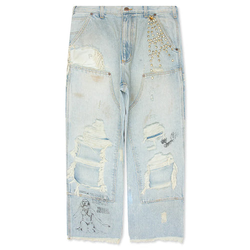 Busted Double Knee Jean Denim