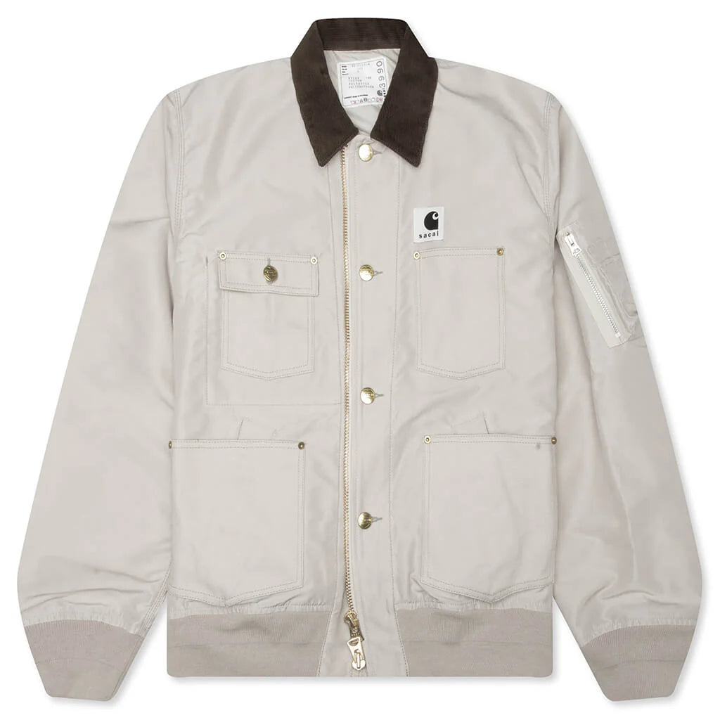 Sacai x Carhartt WIP Nylon Twill Duck Blouson Ivory