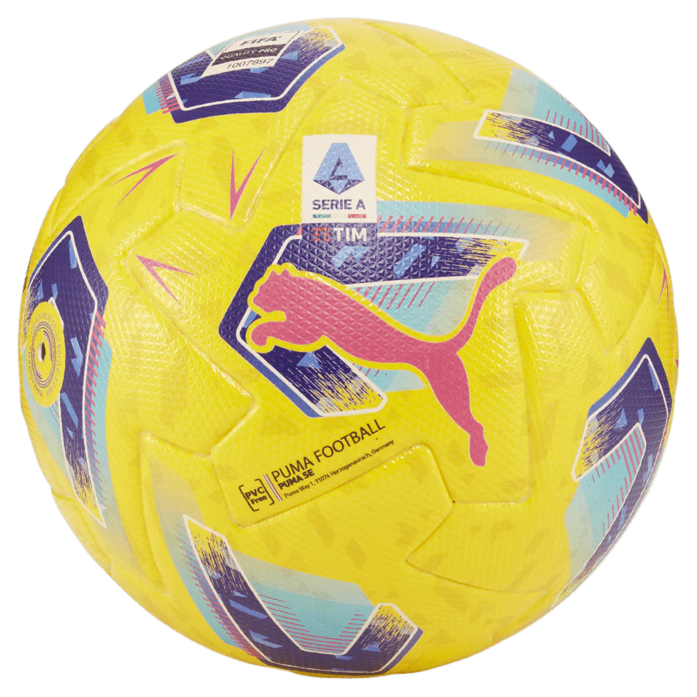 PUMA Orbita Serie A FIFA Quality Pro Ball Pelé Yellow Blue Glimmer multi colour