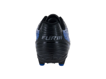 Tenis de Fútbol Furia Evo Negro y Azul para Hombre
