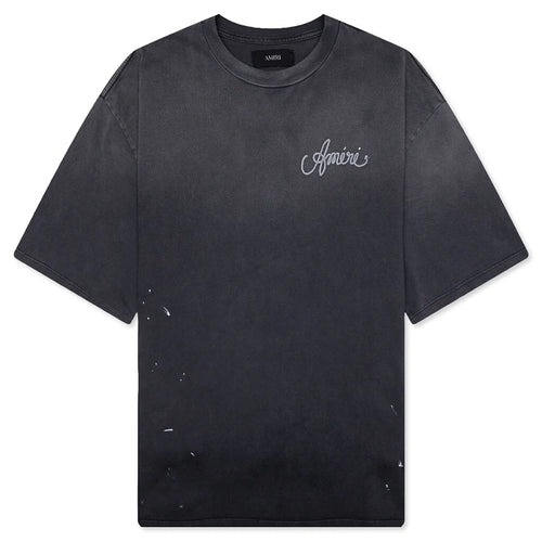 Amiri Design Studio Oversized Tee Black