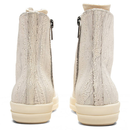 Denim Sneaks Milk White