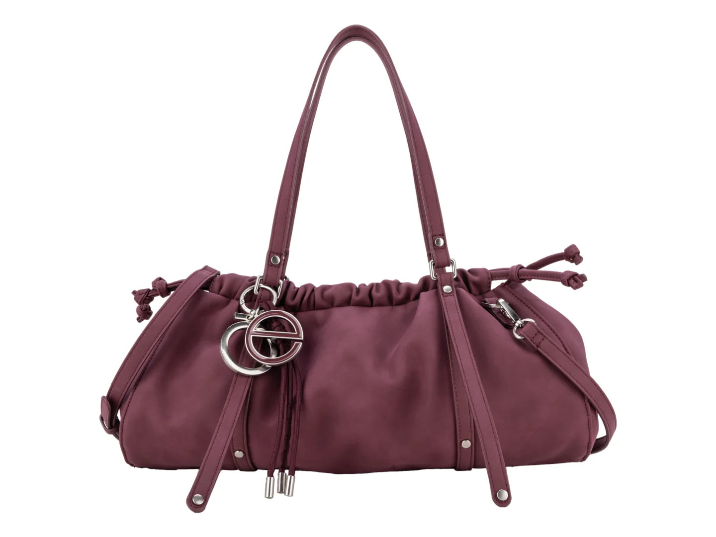 Bolsa de Hombro Cloe Tinto para Mujer