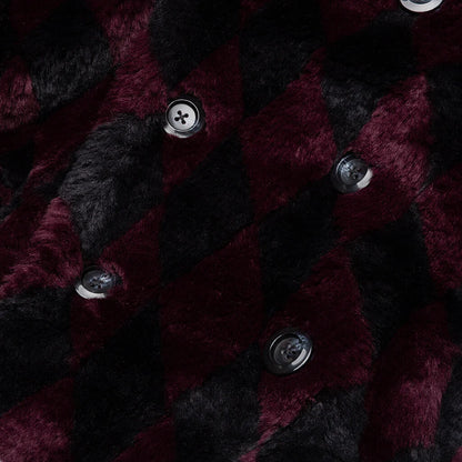 Pea Coat Navy Bordeaux