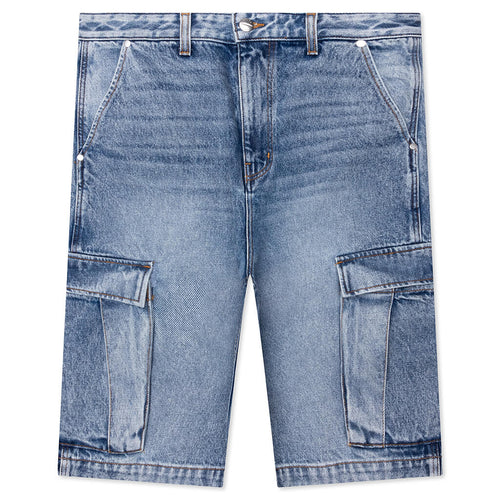 Cargo Denim Baggy Short Bay Indigo