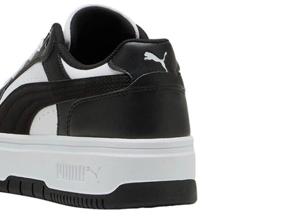 Tenis PUMA Rebound Femme Jr Blanco y Negro para Niño
