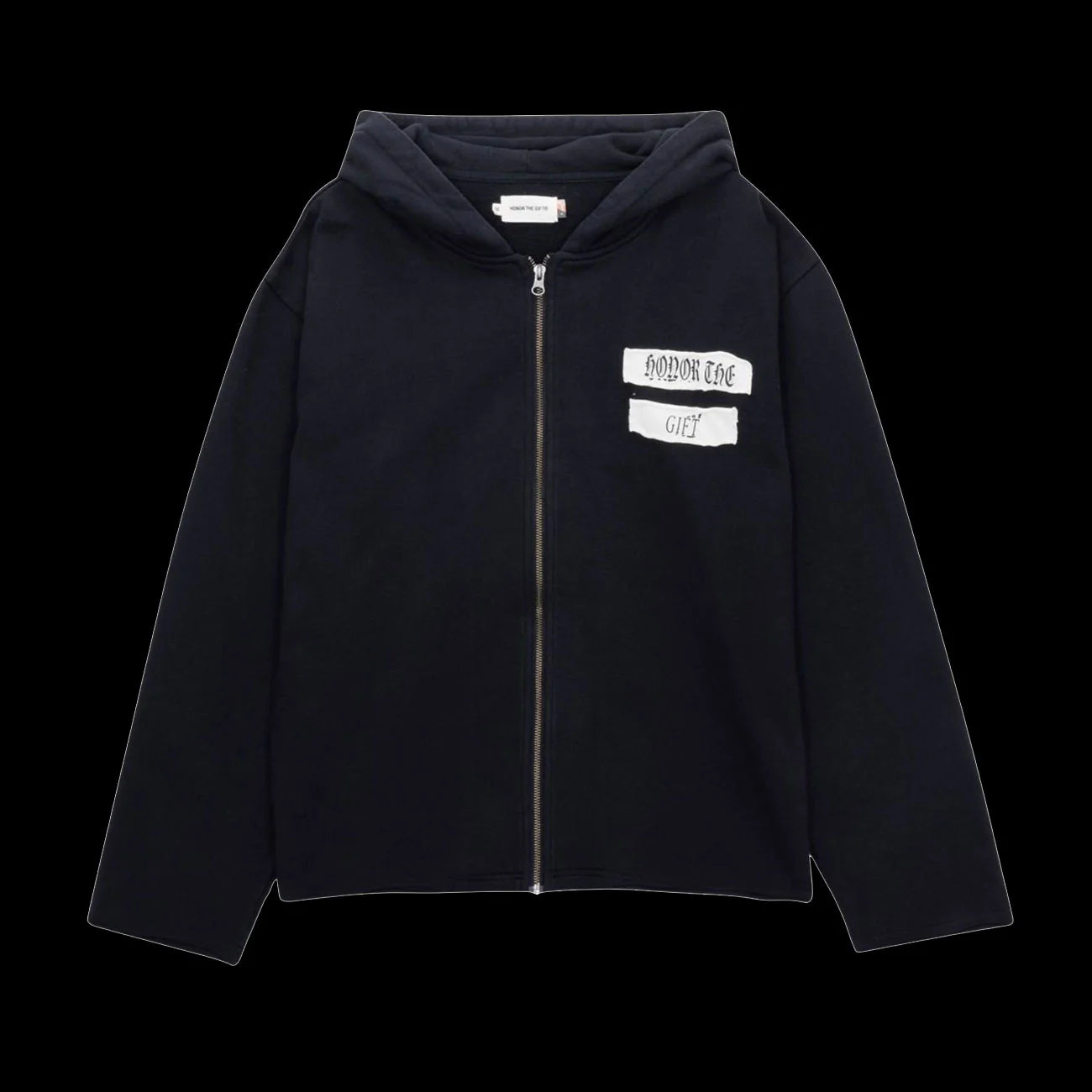 Honor The Gift Running Shit Since 1988 Zip Hoodie Black