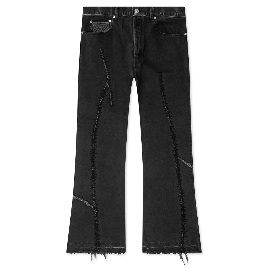 Yorke Flare Washed Black