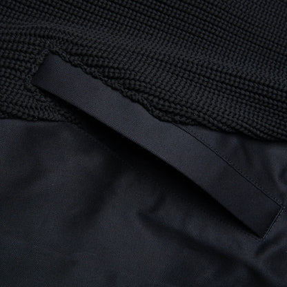 Cotton Chino Mix Pullover Black Navy Dark Khaki