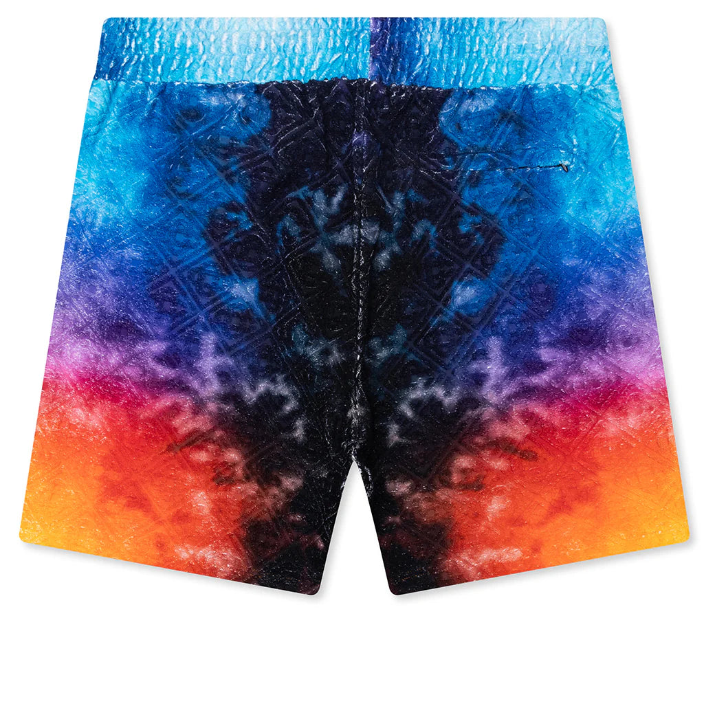 Gradient Towelling Shorts Tie Dye