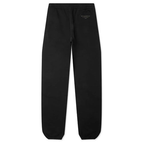 Logo Printed Track Pants Black