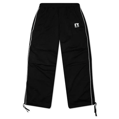 Rhude Mesh Piping Parachute Track Pant Black White